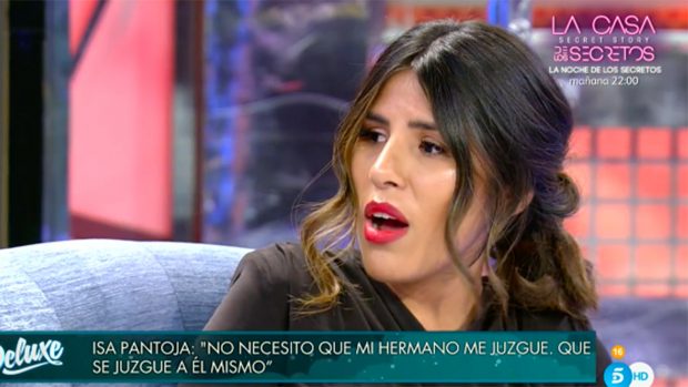 Isa Pantoja muestra su enfado con Kiko Rivera./Telecinco
