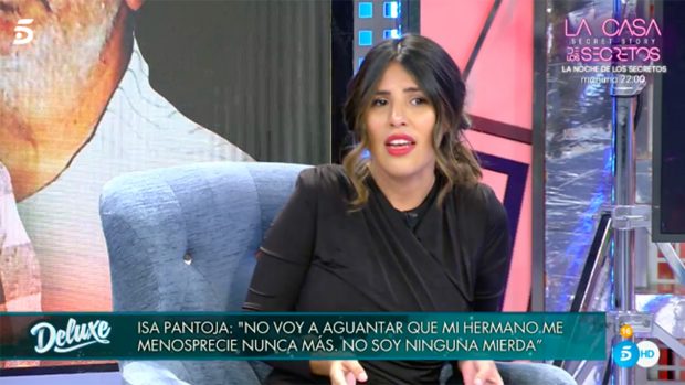 Isa Pantoja en 'Sábado Deluxe'./Telecinco