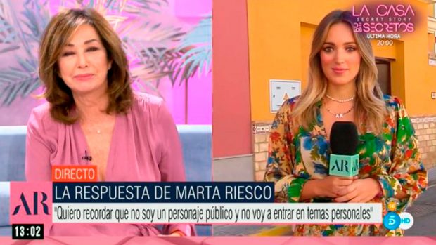 Ana Rosa, en conexión con Marta Riesco / Telecinco