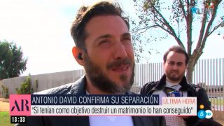 Antonio David Flores haciendo declaraciones / Telecinco