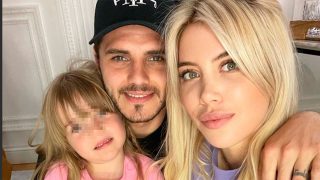 Wanda Nara, Mauro Icardi y su hija / Instagram