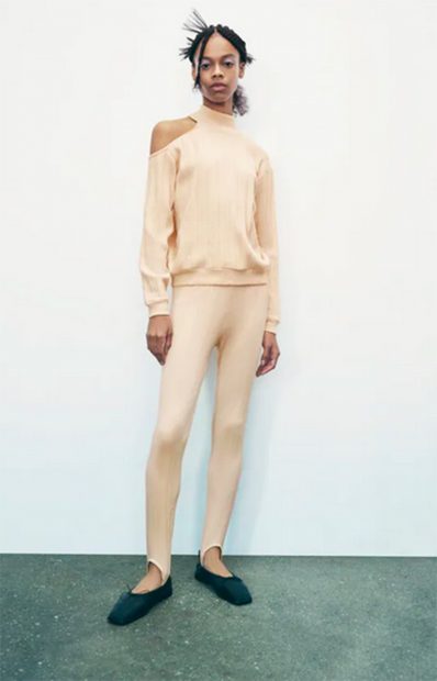 Pantalones 'fuseau' de Zara./Zara