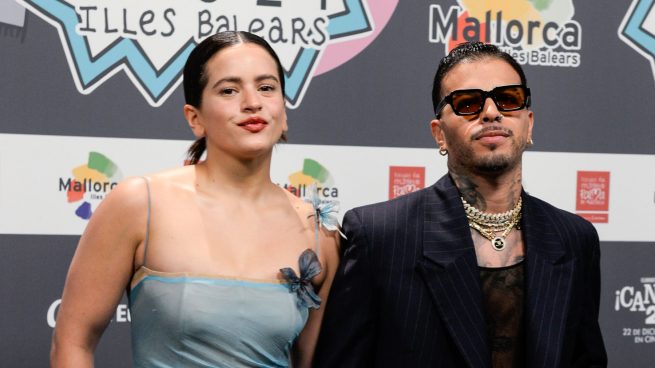 Rosalía y Rauw Alejandro en LOS40 Music Awards / Gtres