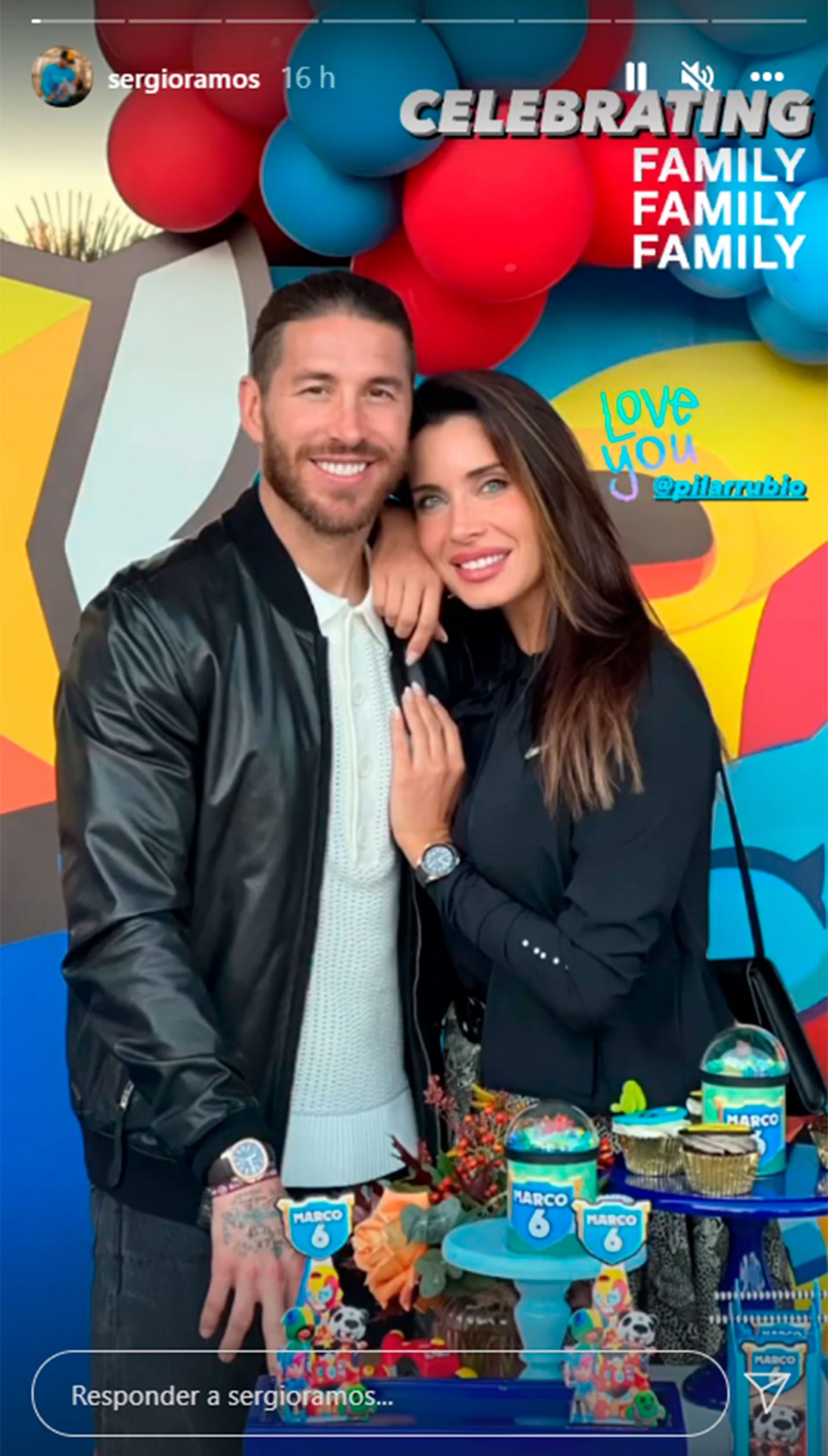 Sergio Ramos y Pilar Rubio, juntos de nuevo / Instagram