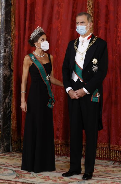 El Rey Felipe VI y la Reina Letizia en una cena de gala./Gtres