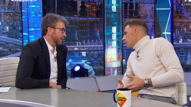 Joaquín y Pablo Motos en 'El Hormiguero'./Antena 3