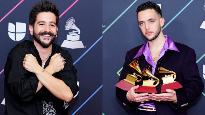 Camilo y C. Tangana, en los Premios Grammy 2021 / Gtres