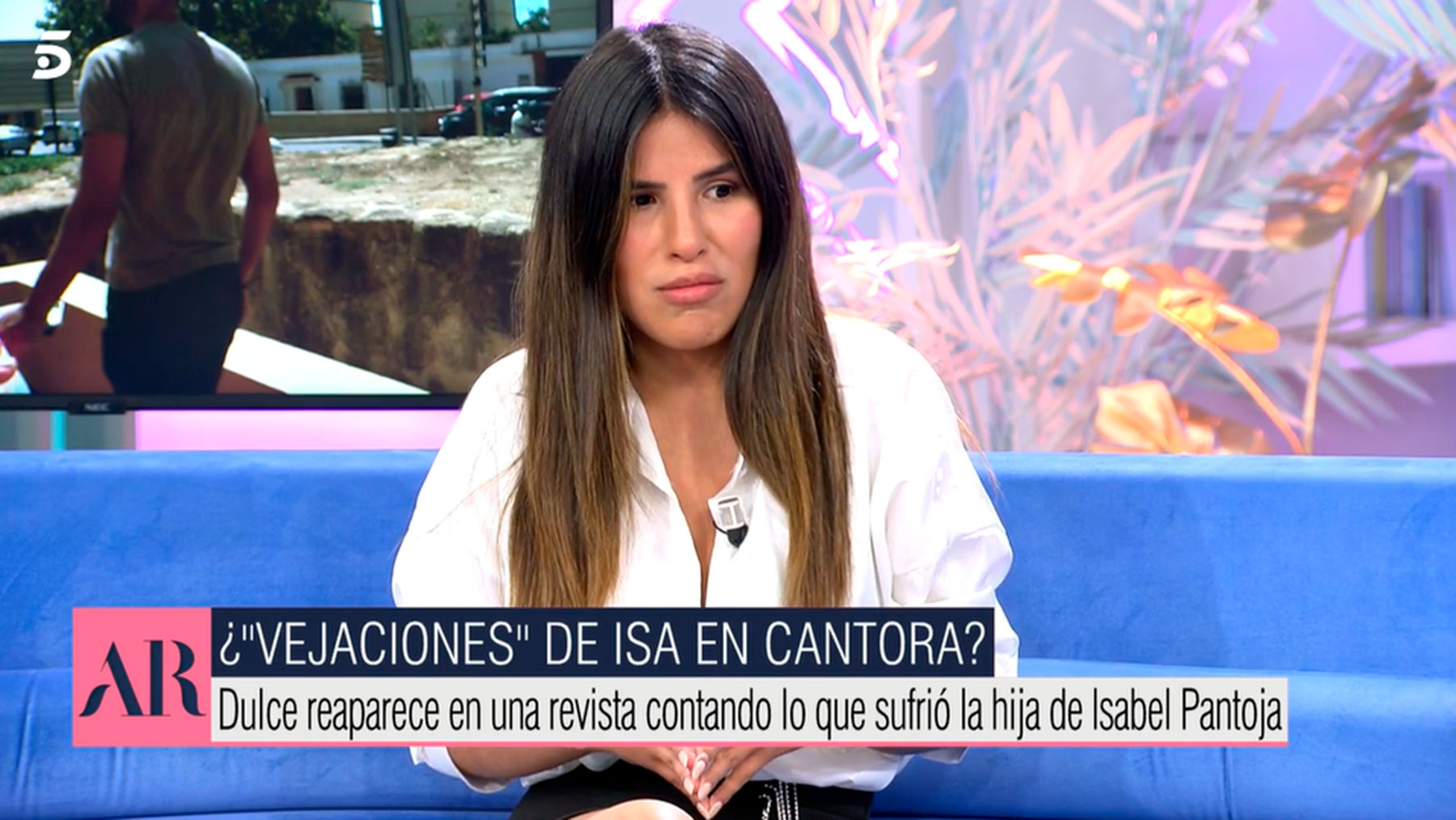 Isa Pantoja, contrariada / Telecinco