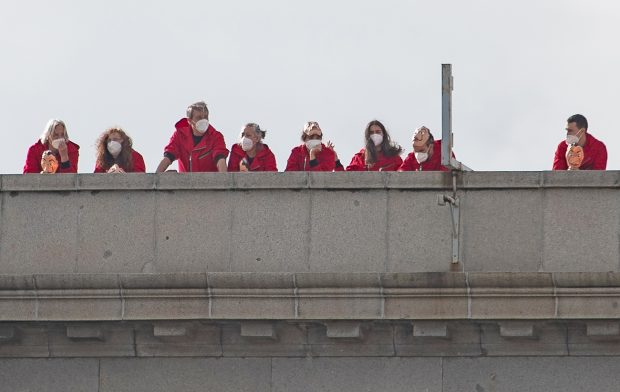 'La casa de papel' en un rodaje / Gtres