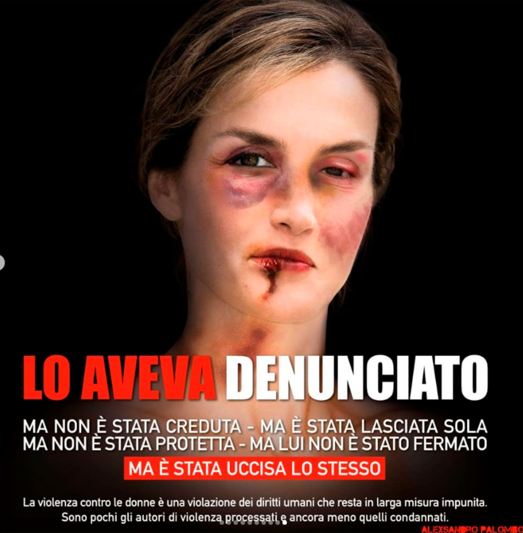 Cartel que muestra a la Reina Letizia / AleXsandro Palombo