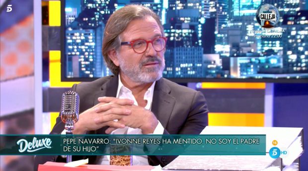 Pepe Navarro en 'Sábado Deluxe' / Telecinco