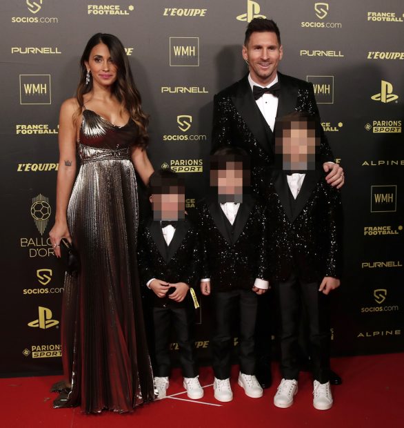 Messi junto a su familia./Gtres
