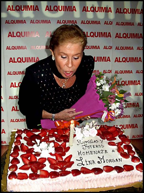 Lina Morgan durante un homenaje / GTRES