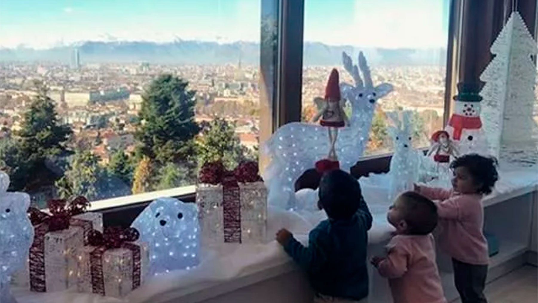 Navidad en la casa de Turín de CR7 / Instagram