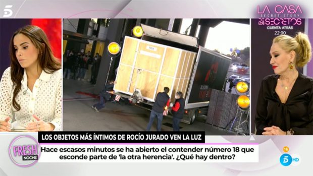 Gloria Camila y Rosa Benito en 'Ya son las 8'./Telecinco