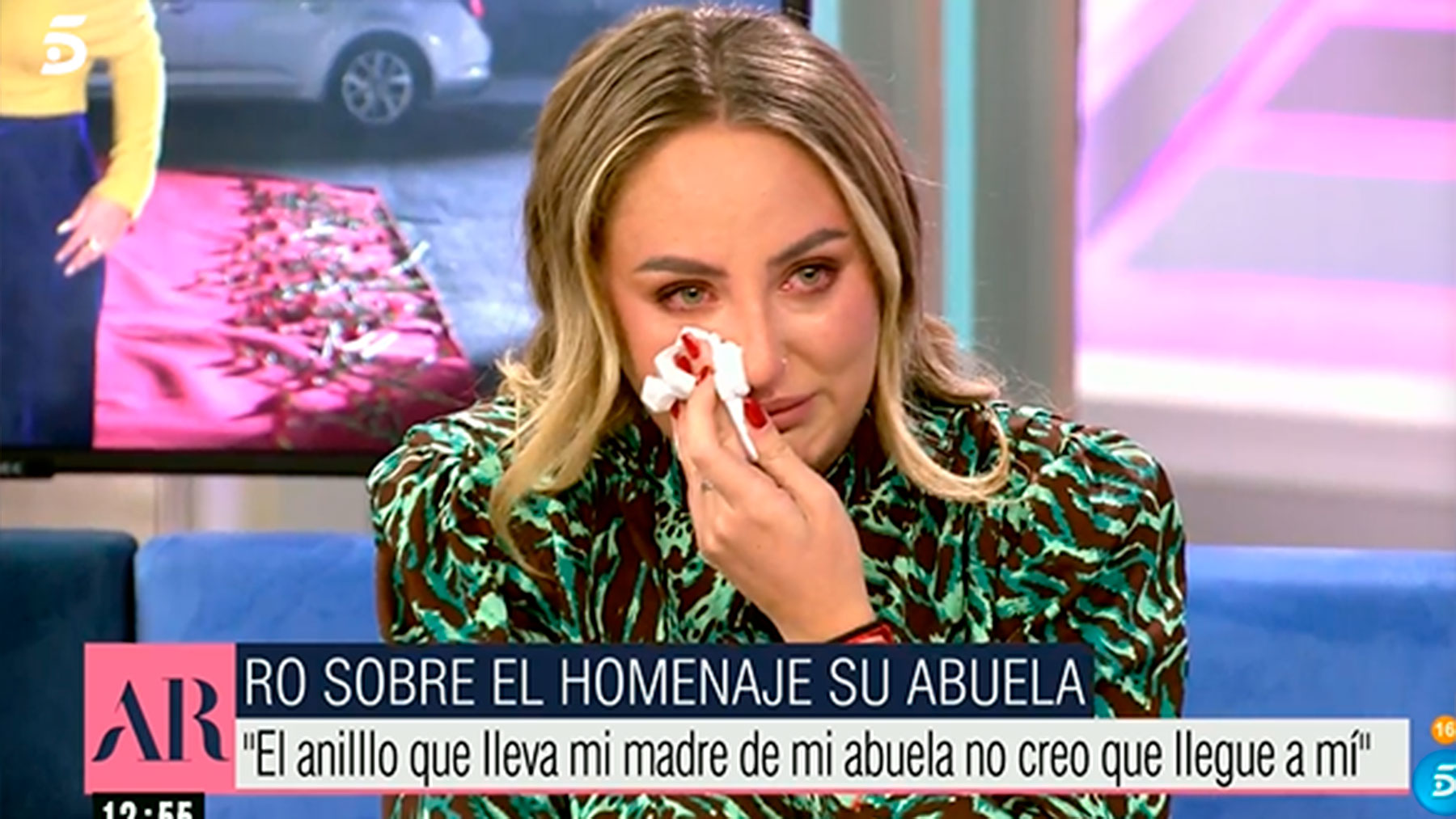 Rocío Flores, llorando / Telecinco