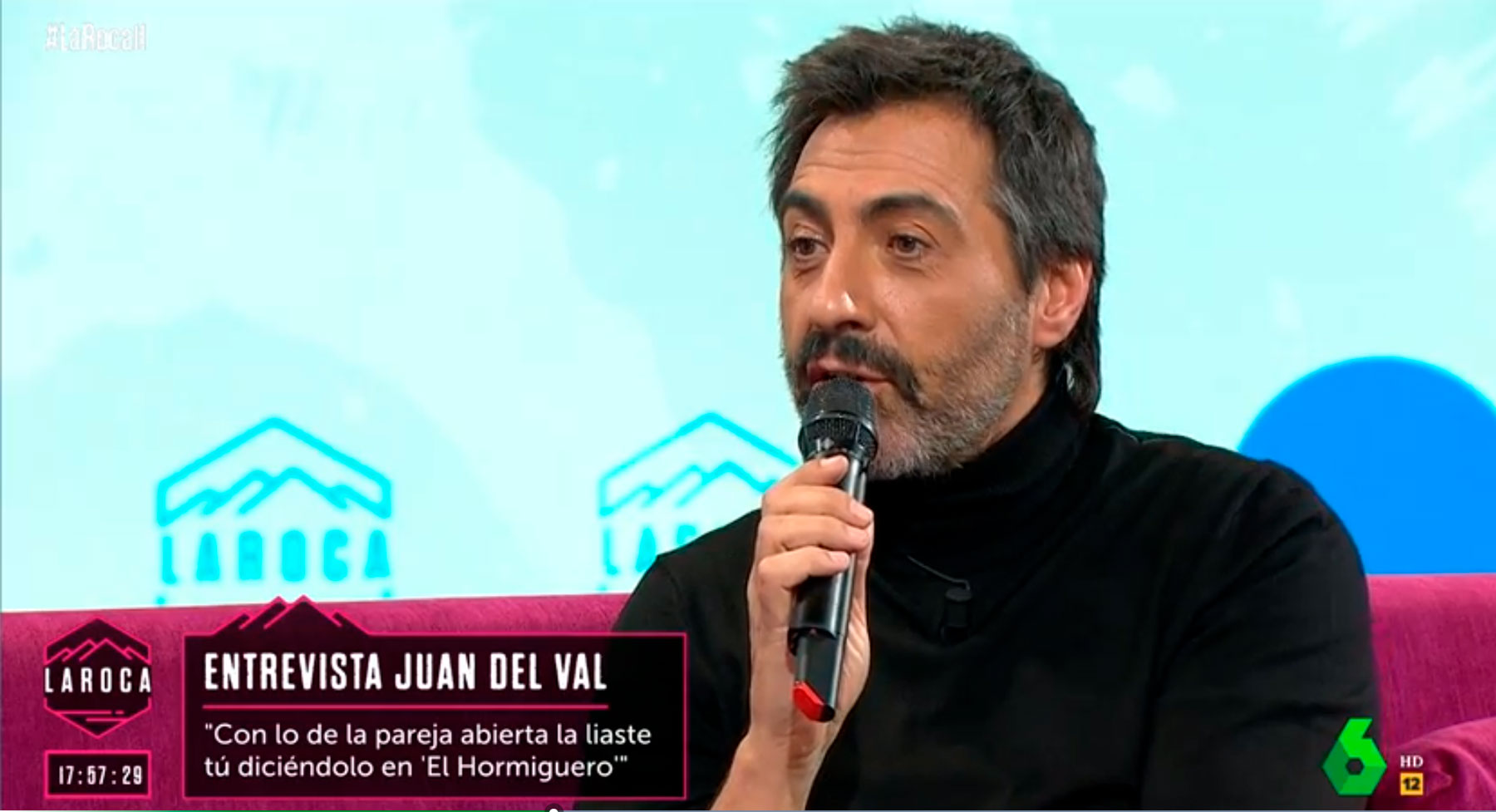 Juan del Val contestando a Nuria Roca en La Roca/ La Sexta