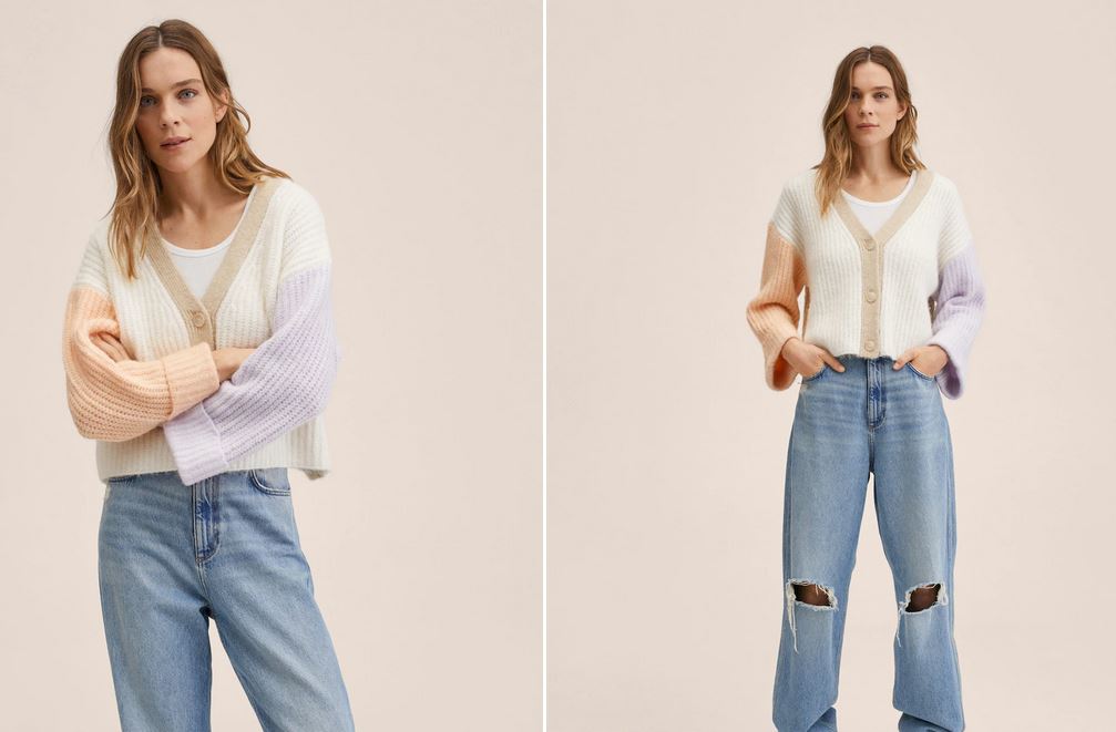The pastel-colored Mango cardigan that will take this winter by storm