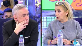 Kiko Hernández y Carmen Borrego/Telecinco
