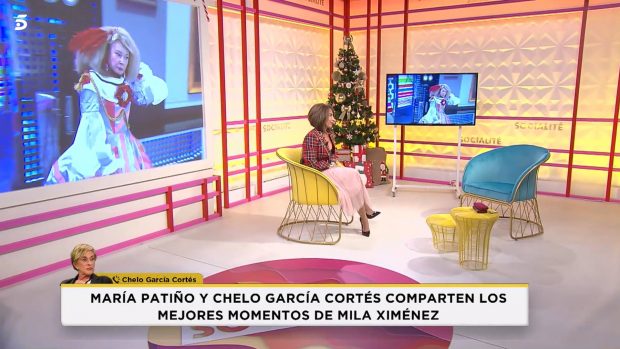 María Patiño en Socialité / Telecinco