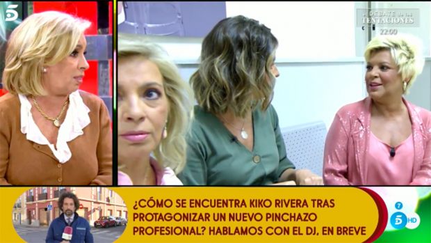 Carmen Borrego en 'Sálvame'./Telecinco