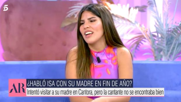 Isa Pantoja, habla de su situación familiar./Telecinco