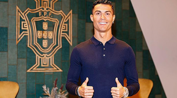Cristiano Ronaldo, posando. / Instagram