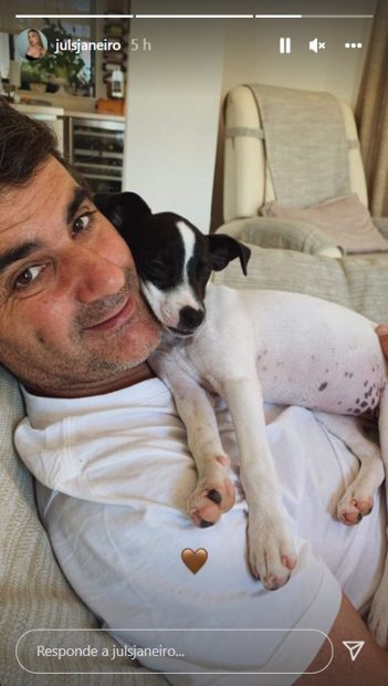 Jesulín de Ubrique con un perro / Instagram