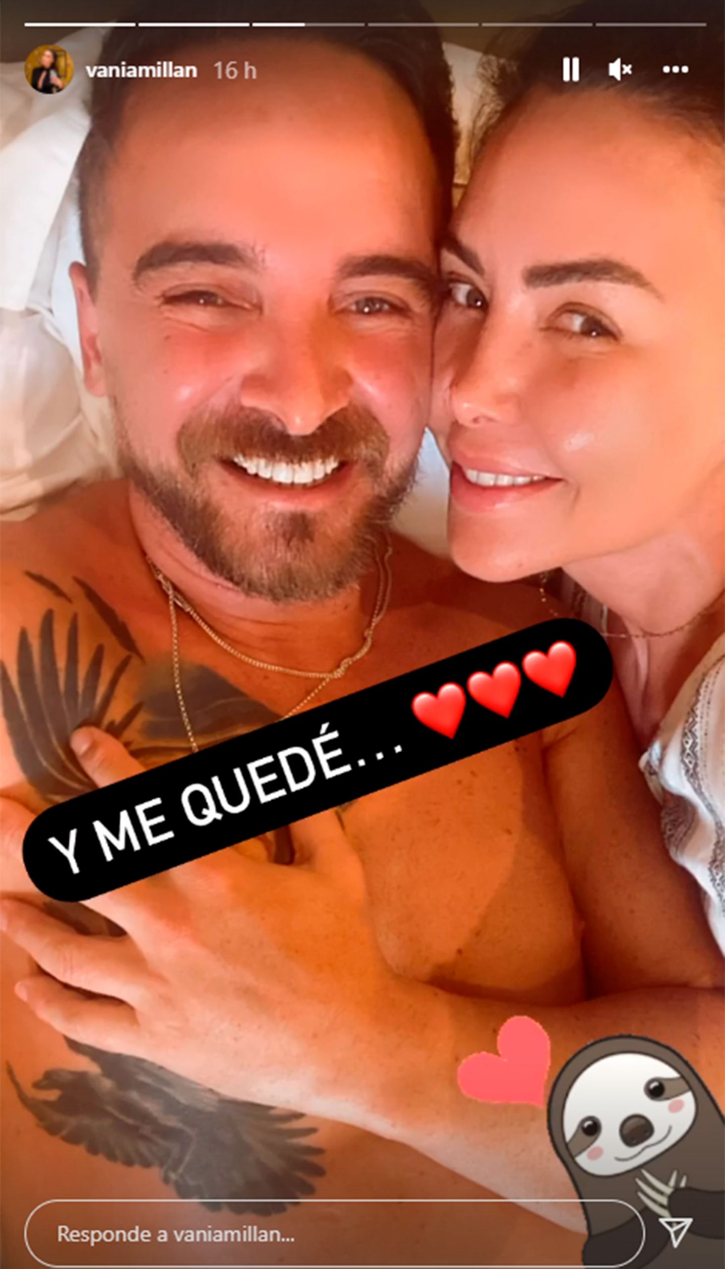 Vania Millán y Julián Bayón / Instagram