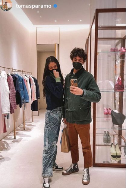 Victoria Federica y Tomás Páramo de compras./Instagram @tomasparamo