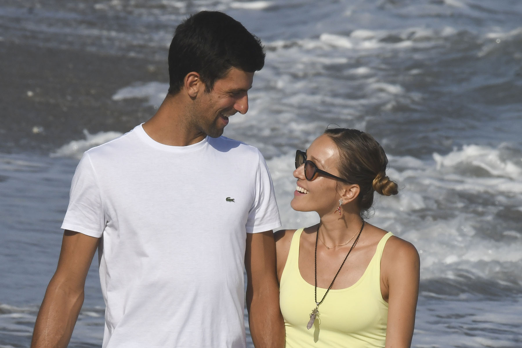 Novak Djokovic y su mujer / Gtres