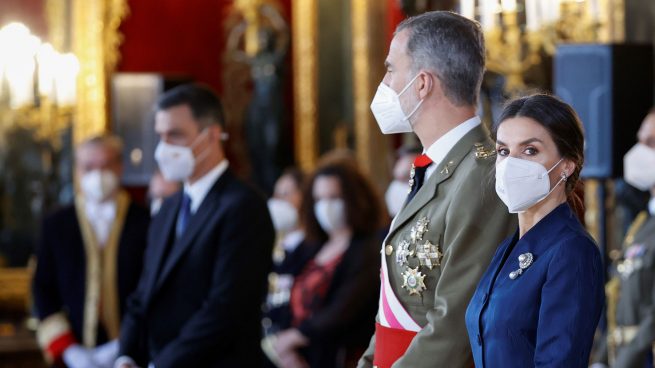 Los Reyes Felipe y Letizia durante la celebración de la Pascua Militar / Gtres