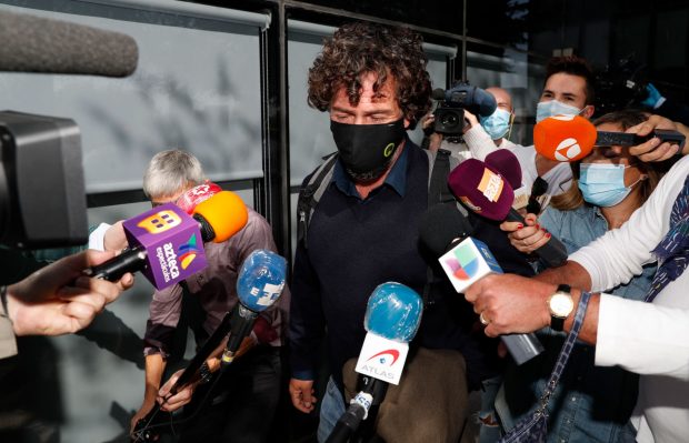 Nacho Palau a la salida de un juicio. / Gtres