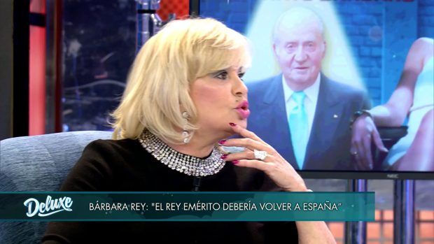 Bárbara Rey en 'Sábado Deluxe' / Telecinco