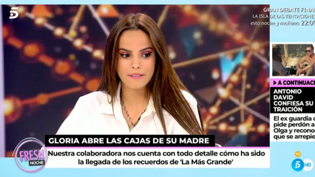 Gloria Camila en 'Ya son las 8'./Telecinco