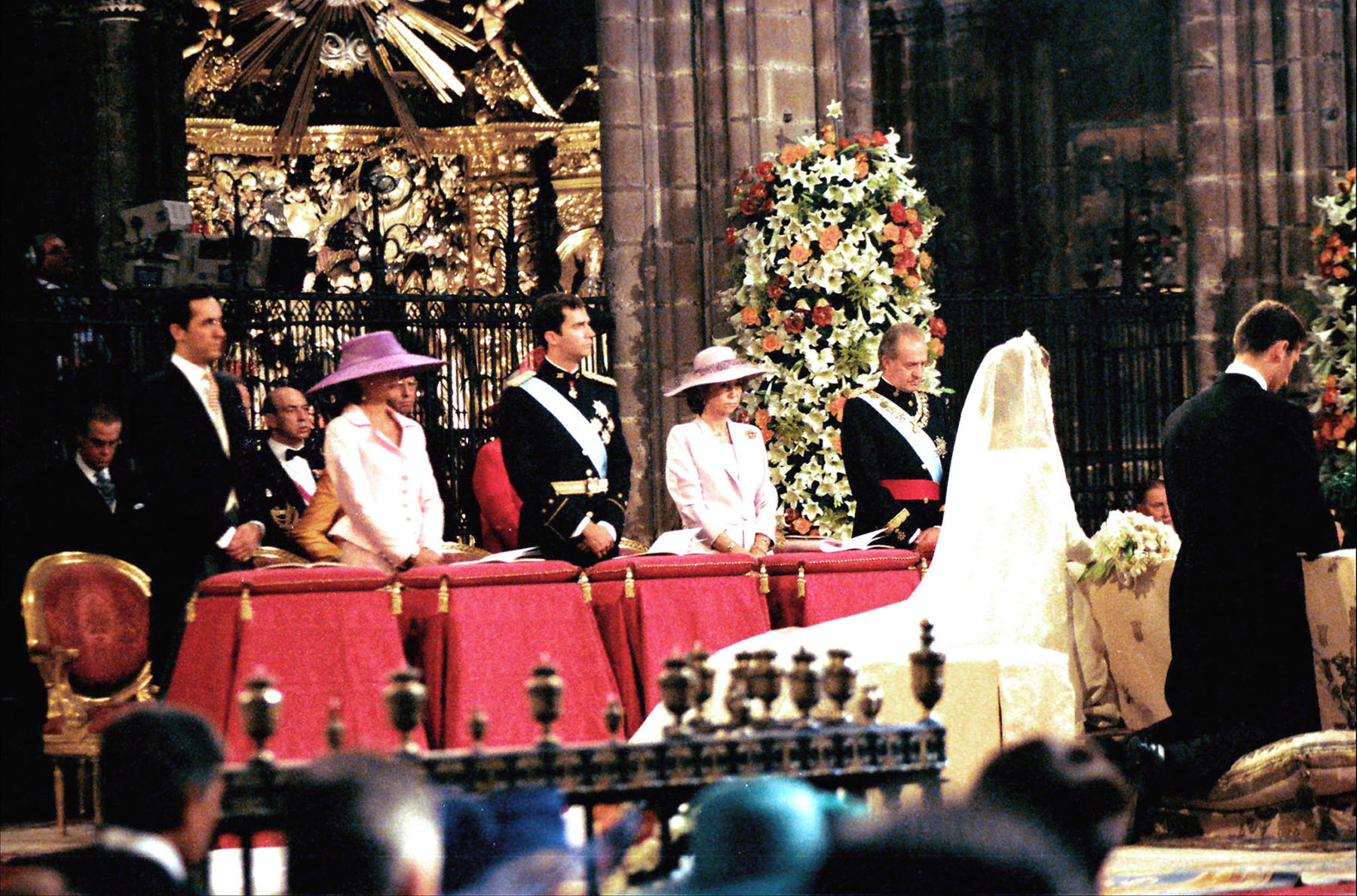 Iñaki Urdangarin y la infanta Cristina, en su boda. / Gtres