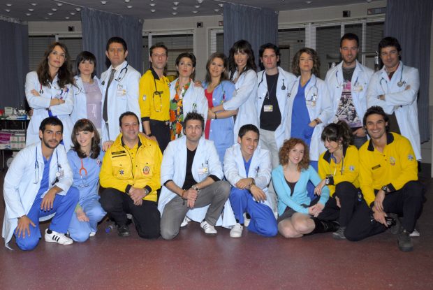 Arturo Arribas y el resto del equipo en 'Hospital Central' / Gtres