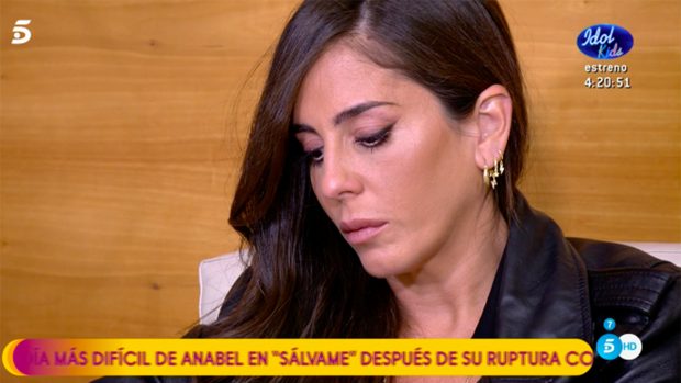 Anabel Pantoja en 'Sálvame'./Telecinco