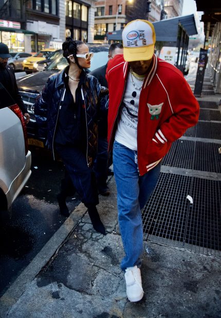 Rihanna y Asap Rocky, paseando por las calles de Nueva York -Estados Unidos-./Gtres