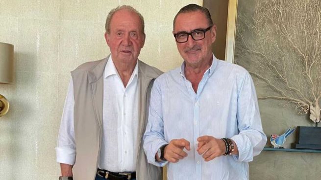 El Rey Juan Carlos I junto a su amigo Carlos Herrera / Instagram