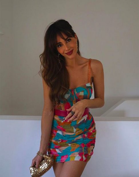 Rocío Osorno con el vestido de Zara./Instagram @rocio0sorno