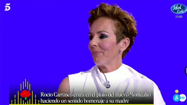 Rocío Carrasco durante la entrevista./Telecinco