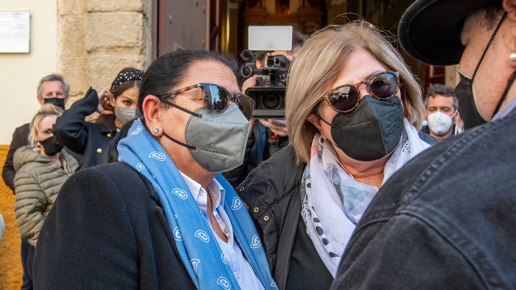 María del Monte, en el funeral de Pascual González / Gtres