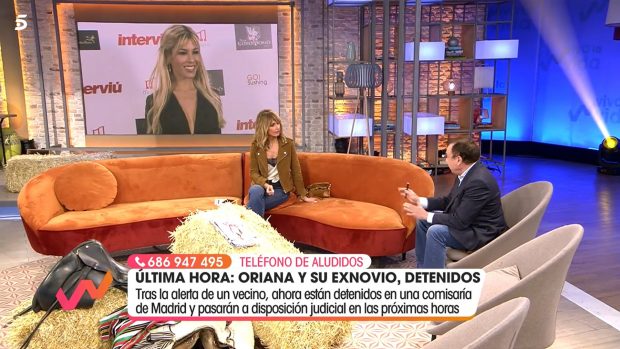 Juan Luis Galiacho y Emma García en 'Viva la vida' / Telecinco