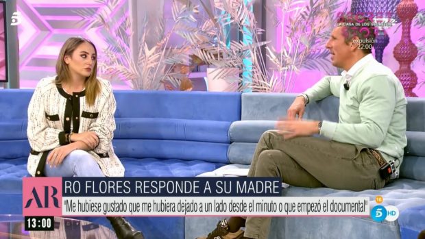 Rocío Flores y Joaquín Prat en 'El Programa de Ana Rosa' / Telecinco