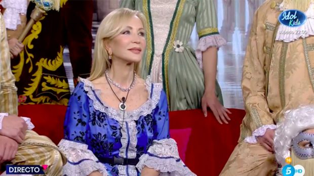 Carmen Lomana disfrazada en 'Secret Story'./Telecinco