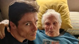 Octavi Pujades y su padre