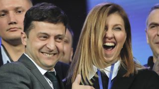El presidente de Ucrania y su mujer. / Gtres