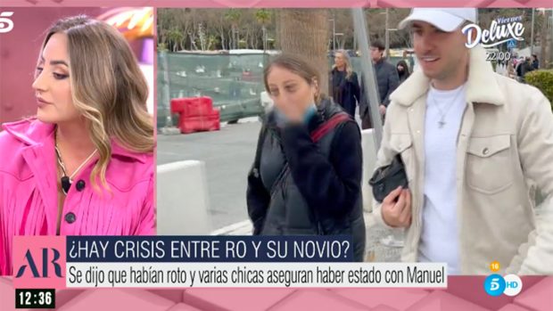 Rocío Flores reaparece en el televisión./Telecinco