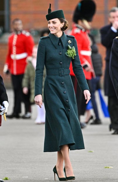 Kate Middleton ha apostado por el verde para este día tan especial para Irlanda./Gtres